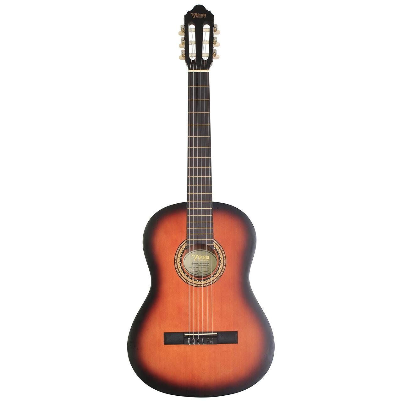Valencia VC204CSB Günbatımı Klasik Gitar