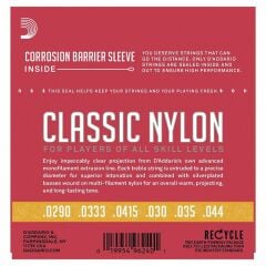 D'Addario EJ27N 4/4 Normal Tension Klasik Gitar Teli