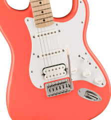 Squier Sonic Stratocaster HSS Akçaağaç Tahitian Coral Elektro Gitar