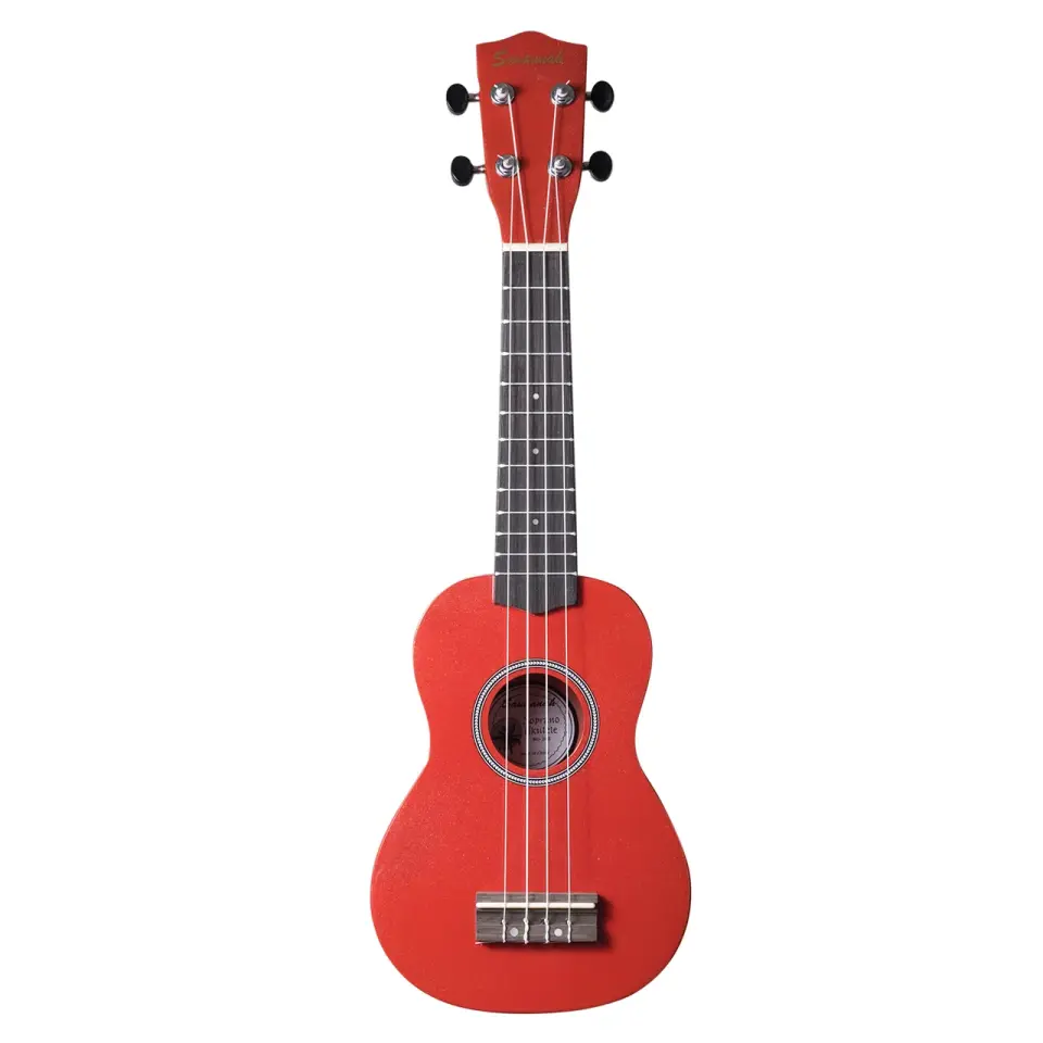 Melodi Soprano Ukulele - Kırmızı / Kılıflı