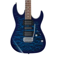 IBANEZ GRX70QA-TBB Transparent Blue Burst Elektro Gitar