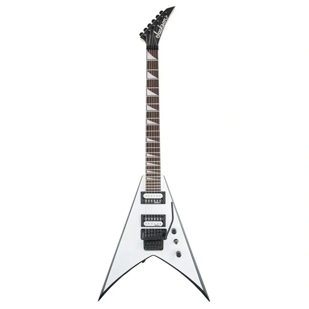 Jackson JS Serisi King V™ JS32 Amaranth Klavye White w/ Black Bevels