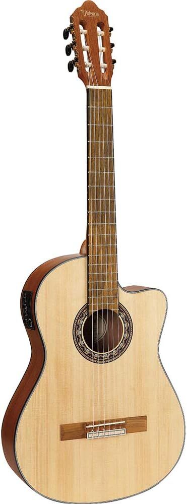 Valencia VC304CE Elektro Klasik Gitar - Naturel Mat