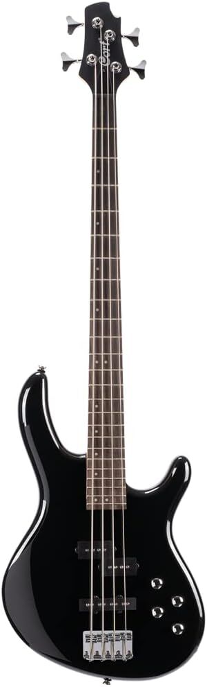 Cort AB4PLUSBK Bas Gitar, AKTİF - SİYAH