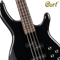 Cort AB4PLUSBK Bas Gitar, AKTİF - SİYAH