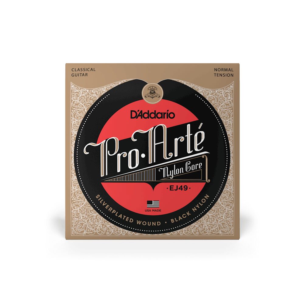 D'Addario EJ49 Black Nylon Klasik Gitar Teli