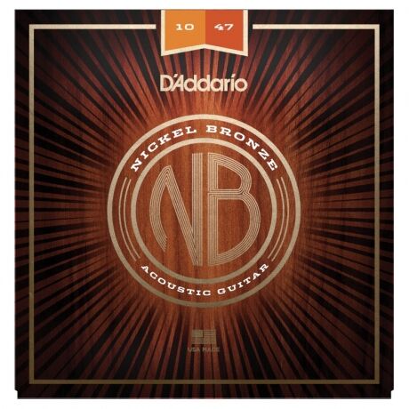 D'Addario NB1047 Nikel Bronz Akustik Gitar Teli (10-47)