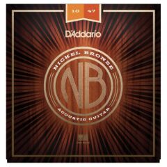 D'Addario NB1047 Nikel Bronz Akustik Gitar Teli (10-47)