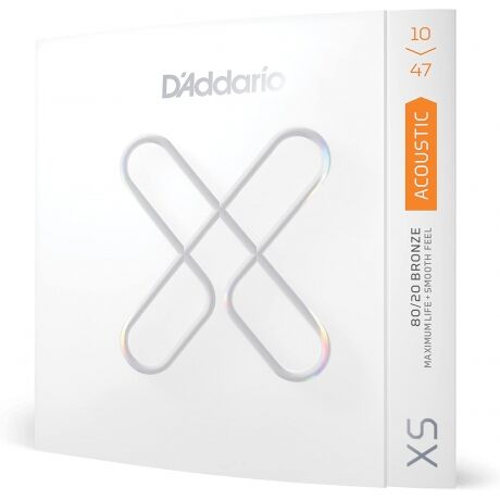 D'Addario XS 80/20 Coated Bronz Akustik Gitar Teli (10-47)