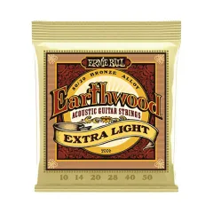 Ernie Ball P02006 Extra Light Akustik Gitar Teli (10-50)