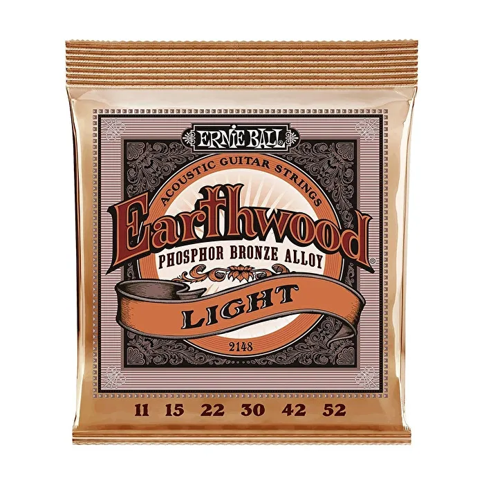 Ernie Ball P02148 Phosphor Bronze Akustik Gitar Teli (11-52)
