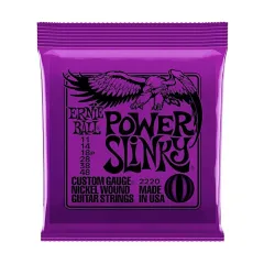 Ernie Ball P02220 Power Slinky Nickel Elektro Gitar Teli (11-48)