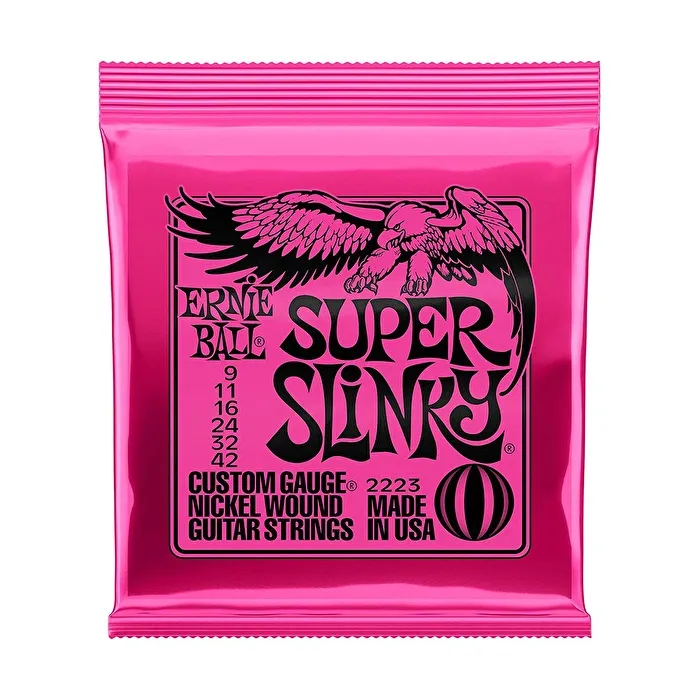 Ernie Ball P02223 Super Slinky Nickel Elektro Gitar Teli (09-42)