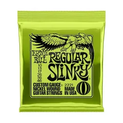 Ernie Ball P02221 Regular Slinky Nickel Elektro Gitar Teli (10-46)