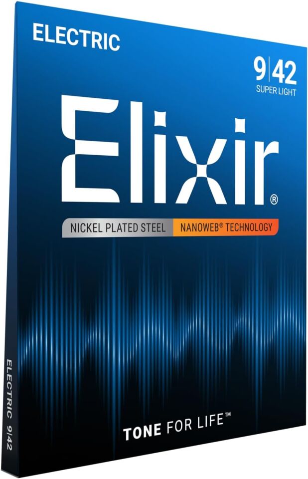 Elixir 12002 Nanoweb Super Light Elektro Gitar Teli (9-42)