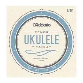 D'Addario EJ87T Titanium Tenor Ukulele Teli
