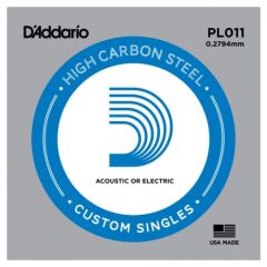 D'Addario PL011 Tek Elektro ve Akustik Gitar Teli (11)