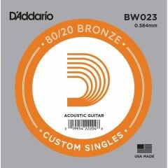 D'Addario BW023 Bronz Akustik Gitar Tek Tel (23)