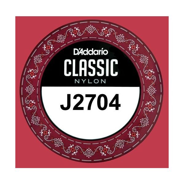D'addario J2704 Tek Klasik Gitar Teli 4. Tel