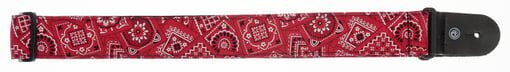 D'addario Planetwaves Bandana Gitar Askısı Kırmızı 50G02