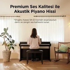 KAWAI KDP120W Beyaz Dijital Duvar Piyanosu
