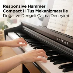 KAWAI KDP120W Beyaz Dijital Duvar Piyanosu