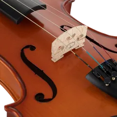 VANETTA VL-2A / 4/4 Abanoz Kulaklı Masif Mat Keman