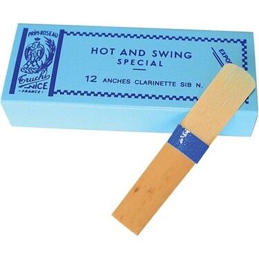 Rigotti Hot and Swing No:1,25 Klarnet Kamışı Sib/Sol (Mavi Kuşak) 12 Adet
