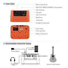 Joyo MA10A Mini Akustik Gitar Amfisi