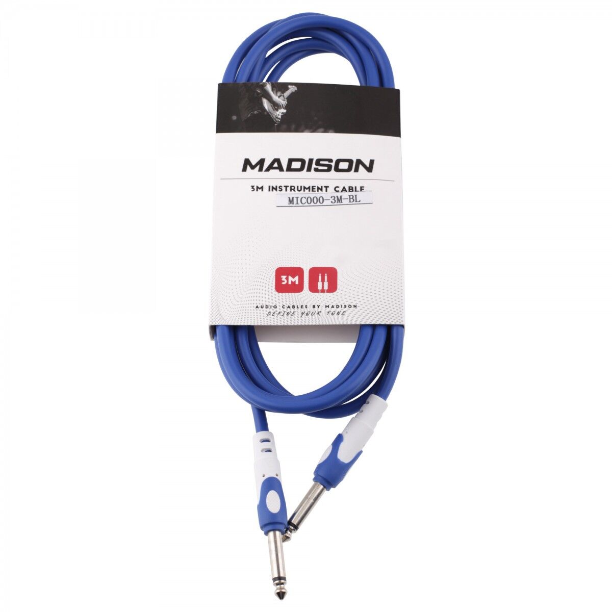 Madison Gitar Kablosu 3 Metre - Mavi