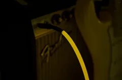 Fender Professional Glow in the Dark Cable 3 Metre Turuncu Kablo