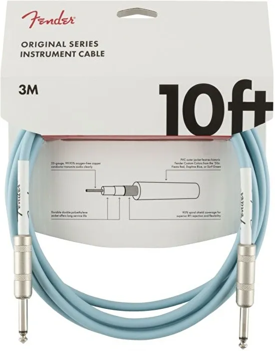 Fender Original Daphne Blue 3 Metre Kablo