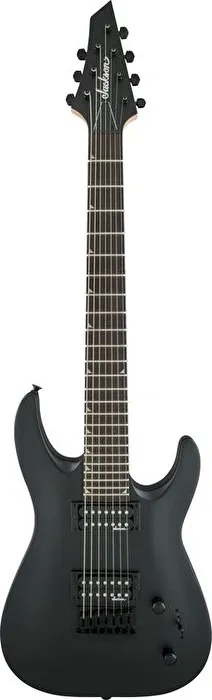 Jackson JS Dinky Arch Top JS22-7 DKA HT Amaranth Klavye Satin Black 7 Telli Elektro Gitar