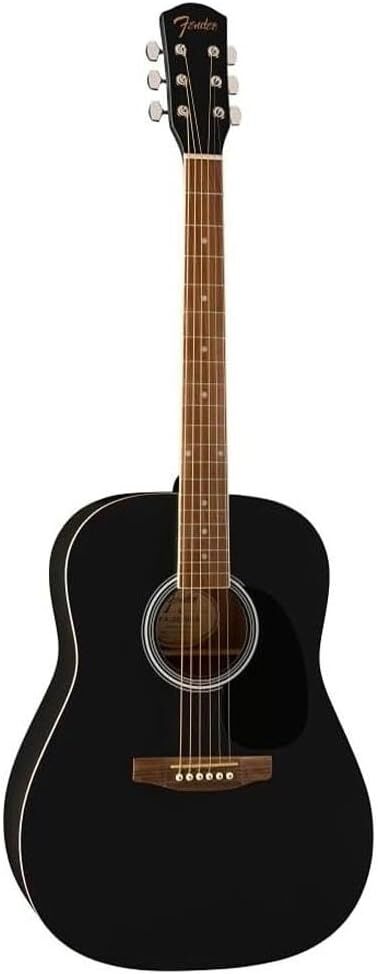 Fender FA-25 Black Akustik Gitar