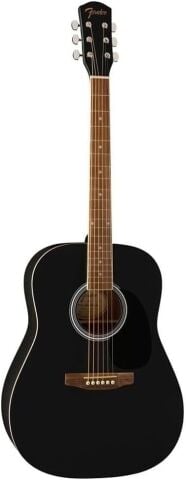 Fender FA-25 Black Akustik Gitar