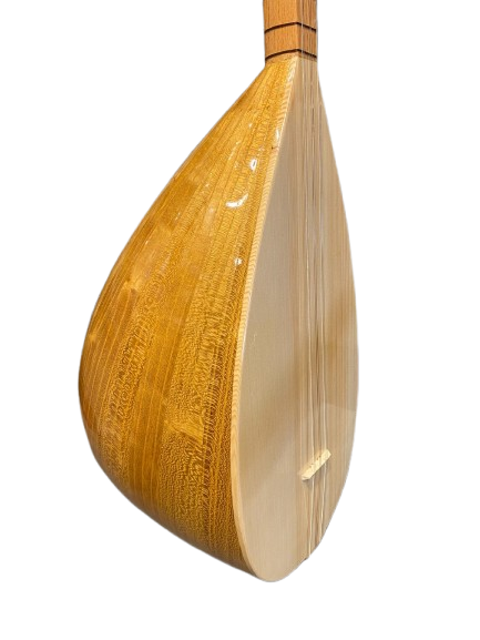 Yaprak Dut Saz - Parlak Kısa Sap (Kılıflı)