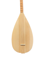 Yaprak Dut Saz - Parlak Uzun Sap (Kılıflı)
