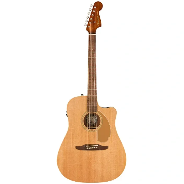 Fender Redondo Player Ceviz Klavye Natural Elektro Akustik Gitar