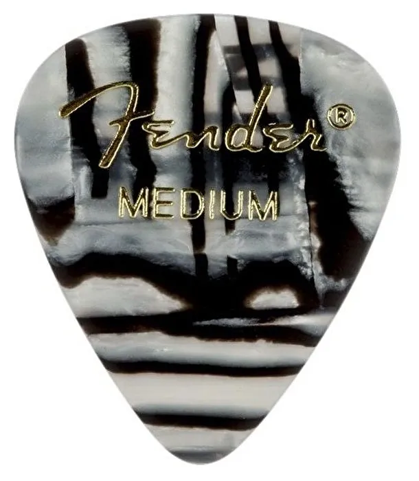 Fender Premium 351 Shape Medium Zebra Desenli Pena / Orta