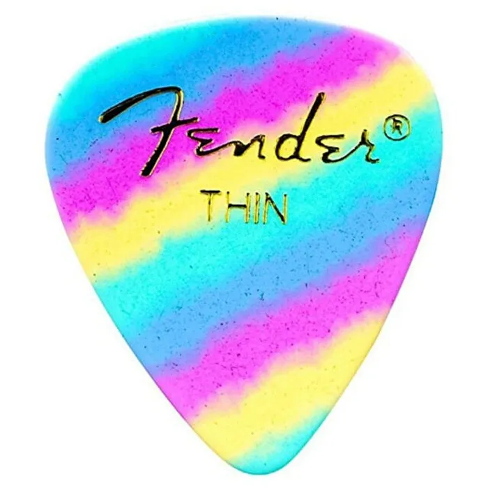 Fender Premium 351 Shape Thin Rainbow Pena / İnce