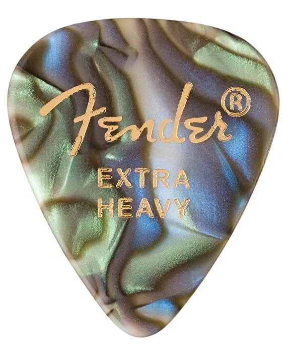 Fender 351 Shape Premium Picks Extra Heavy Abalone / Ekstra Sert