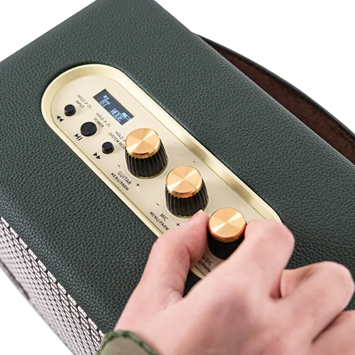 KOZMOS Aura-30 Uygulama ile Kontrol Edilebilen Akustik Enstrüman Amfisi ve Bluetooth Hoparlör