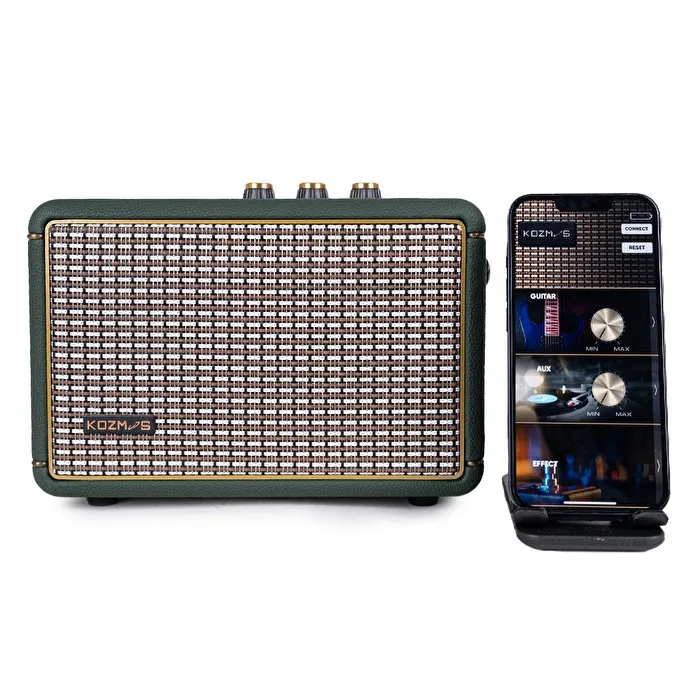 KOZMOS Aura-30 Uygulama ile Kontrol Edilebilen Akustik Enstrüman Amfisi ve Bluetooth Hoparlör