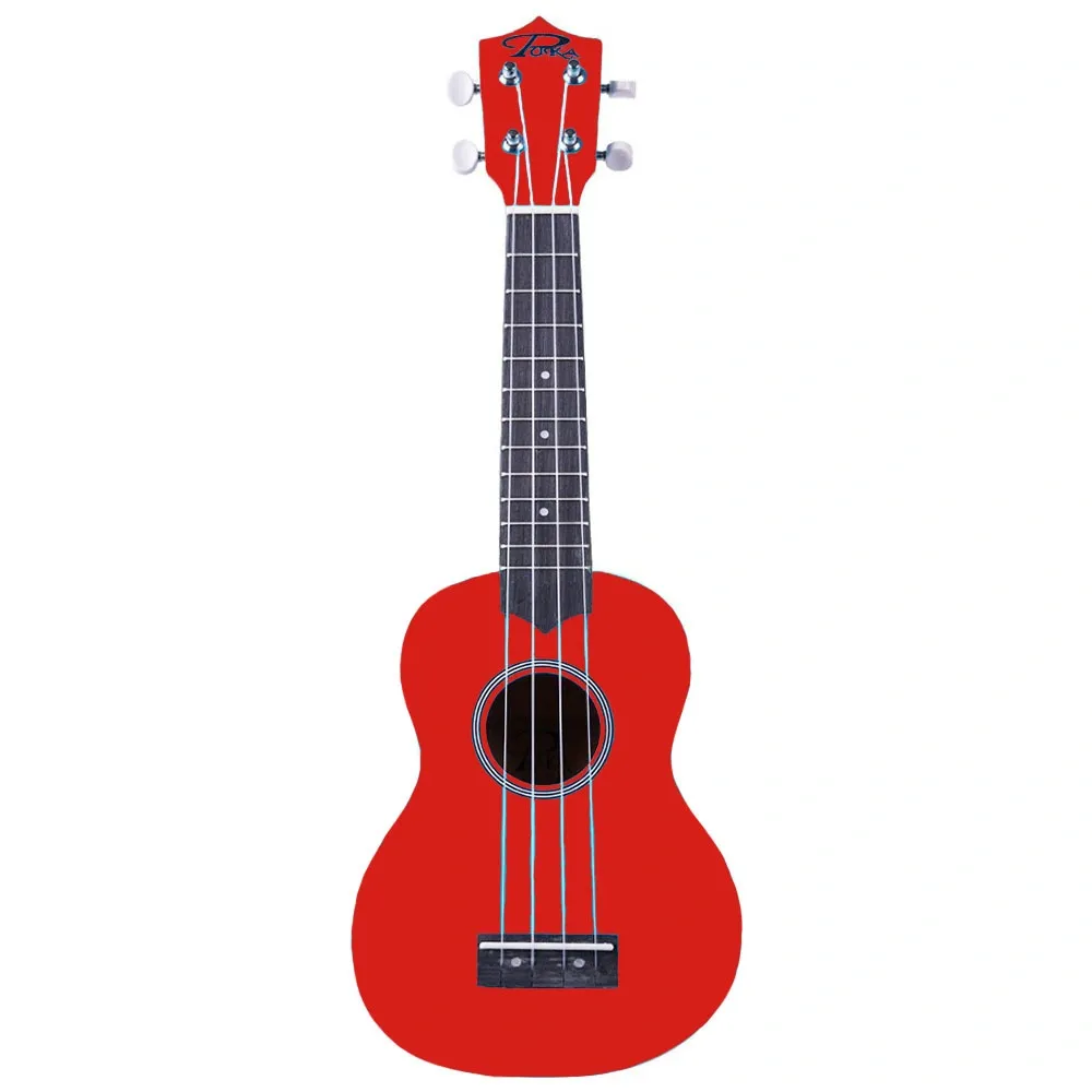 Puka Soprano Kırmızı Ukulele UK-21RD