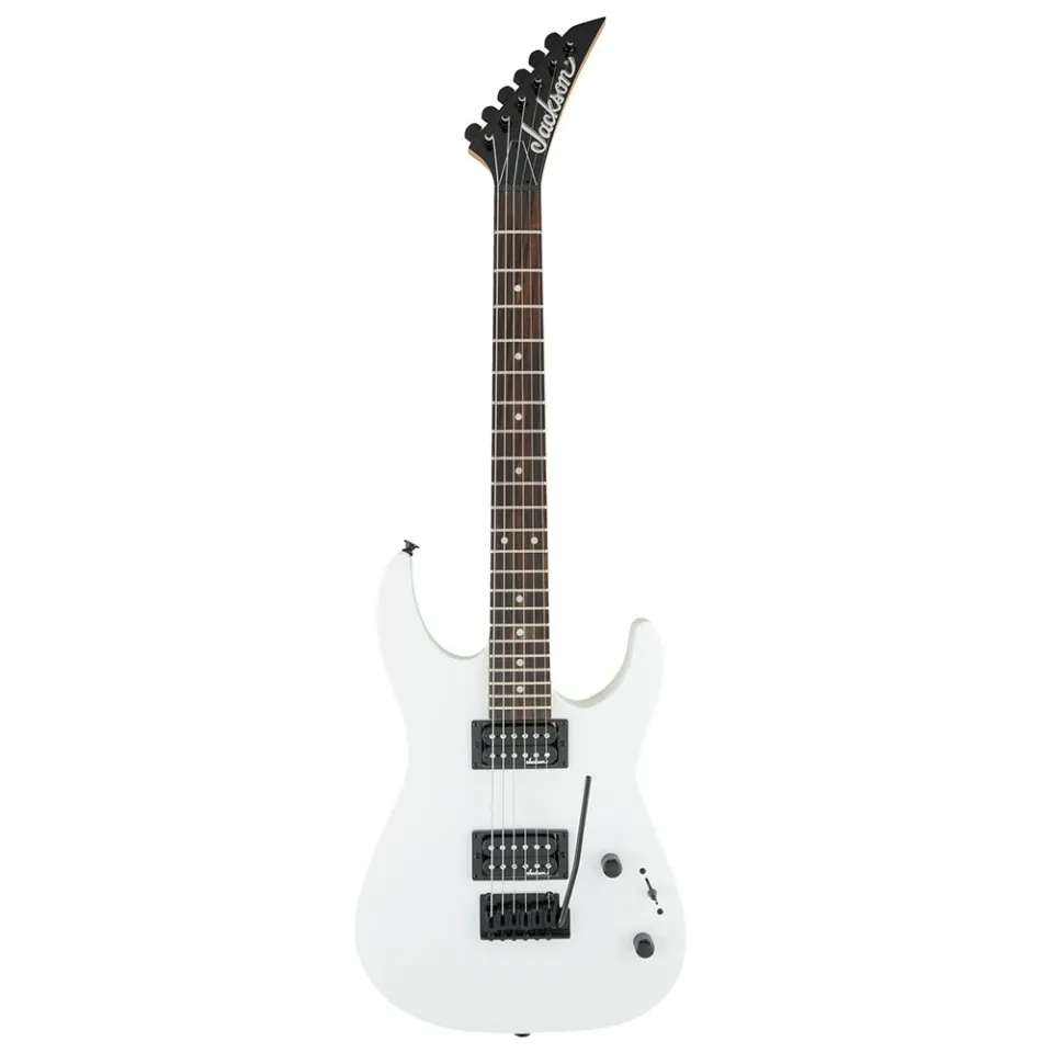 Jackson JS11 Dinky 2-Point Tremolo Amaranth Klavye Beyaz Elektro Gitar