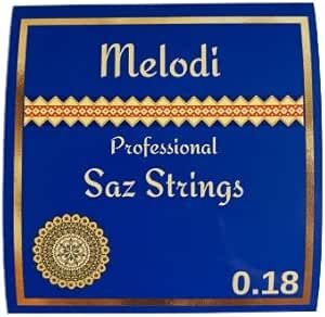 Melodi Profesyonel 0.18 Kısa Sap Saz Teli Takım