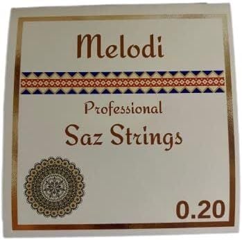 Melodi Profesyonel 0.20 Uzun Sap Saz Teli Takımı