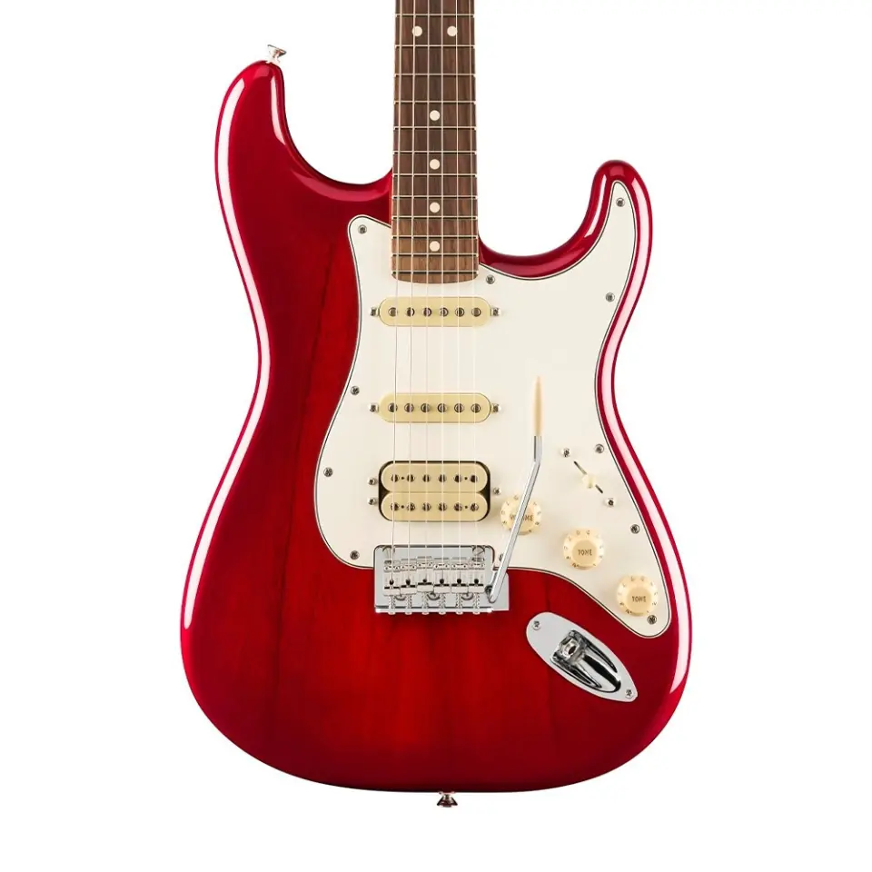 Fender Player II Stratocaster HSS Chambered Mahogany Gövde Gülağacı Klavye Transparent Cherry Burst Elektro Gitar