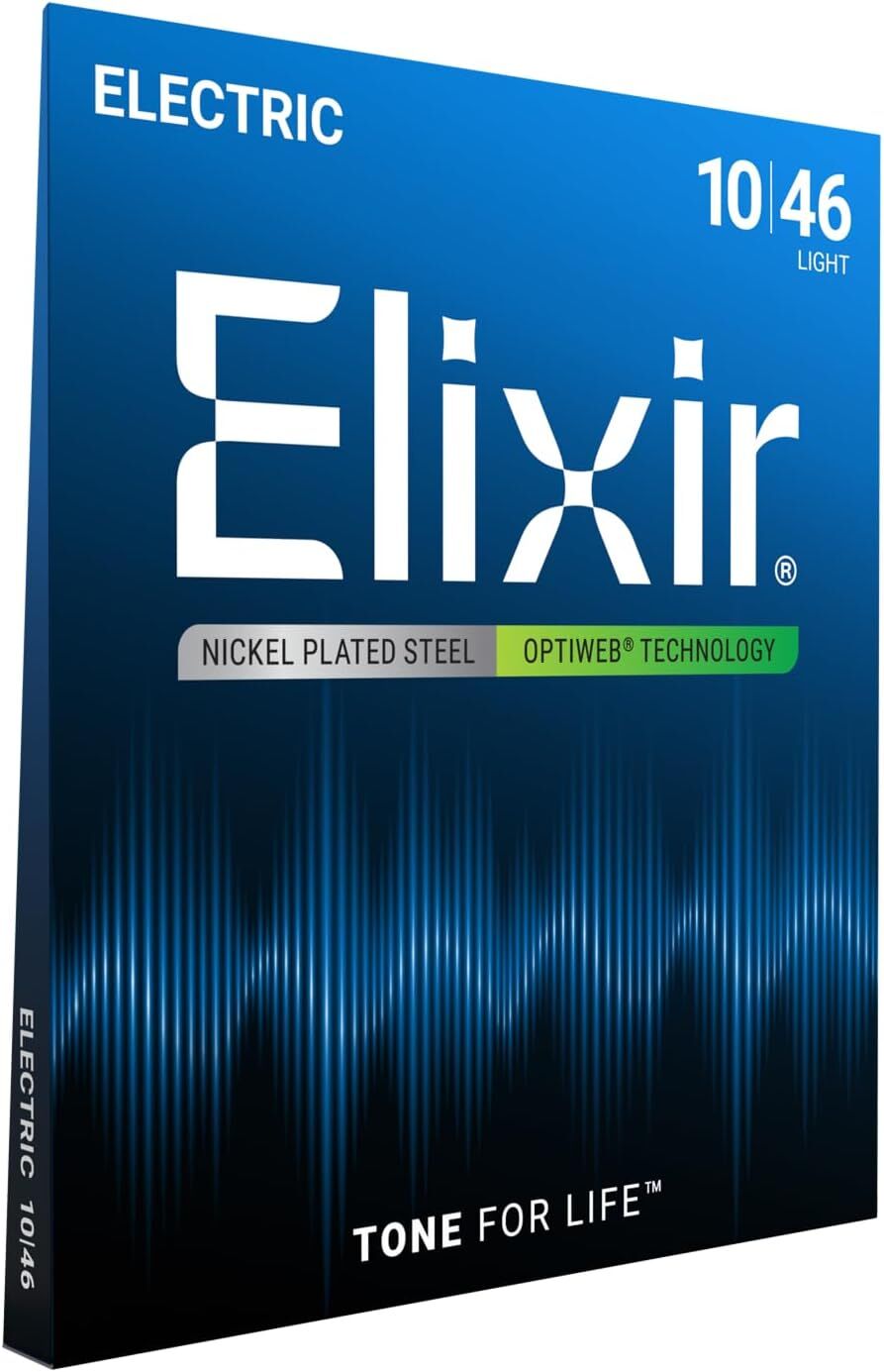 Elixir 19052 Optiweb Light Elektro Gitar Teli (10-46)