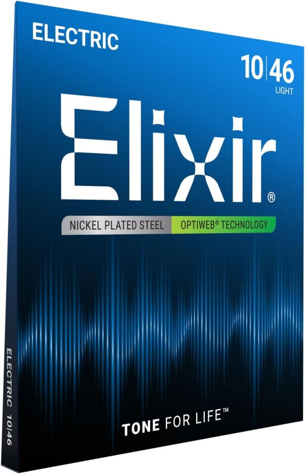 Elixir 19052 Optiweb Light Elektro Gitar Teli (10-46)
